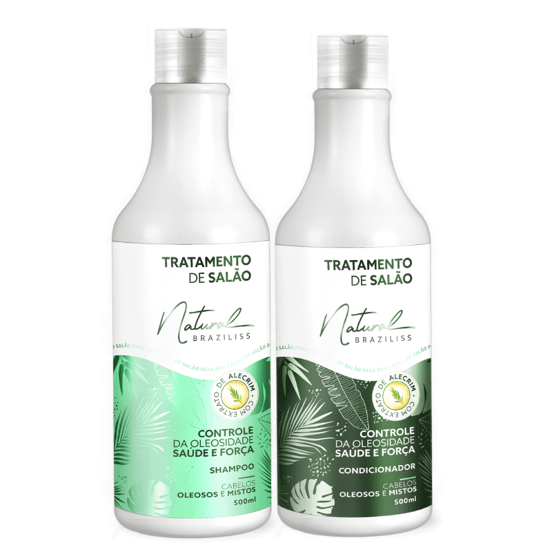 Natural Braziliss Kit Controle da Oleosidade 500ml