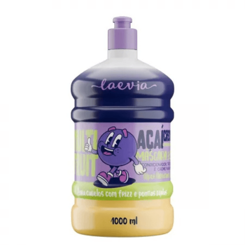 Máscara 3 em 1 - Açaí Cremoso - Multi Fruit Laevia 1 L
