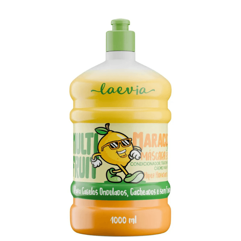 Máscara 3 em 1 - Maracujá Suave - Multi Fruit Laevia 1 L