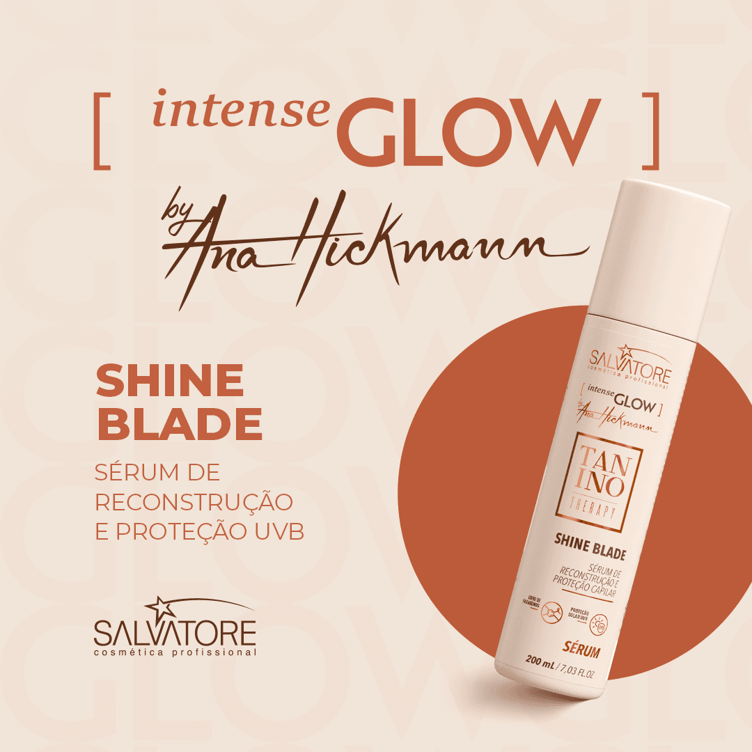 Intense Glow Shine Blade Sérum Reconstrução e Proteção 200ml