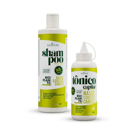 Salvatore Kit Nasce e Cresce Cabelo Sh 300ml + Tônico 120ml