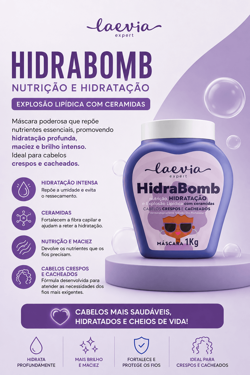 Laevia Máscara Hidrabomb 1Kg