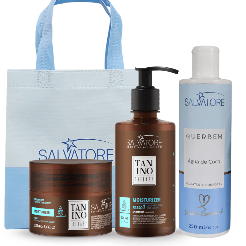 Kit Tanino Therapy Moisturizer + Creme Corpo Agua de Coco
