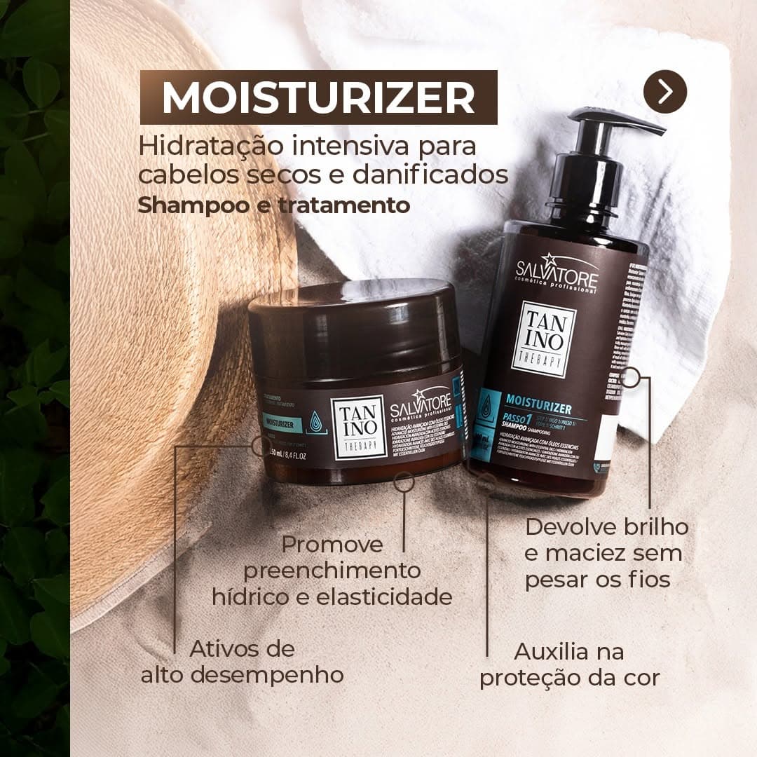 Kit Tanino Therapy Moisturizer + Creme Corpo Agua de Coco