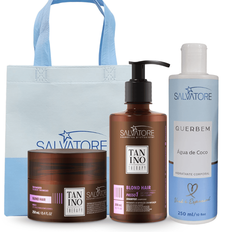 Kit Tanino Therapy Blond Hair + Creme Corpo Agua de Coco