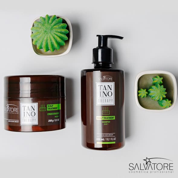 Kit Salvatore Tanino Scalp + Creme Corpo Agua de Coco + Bag