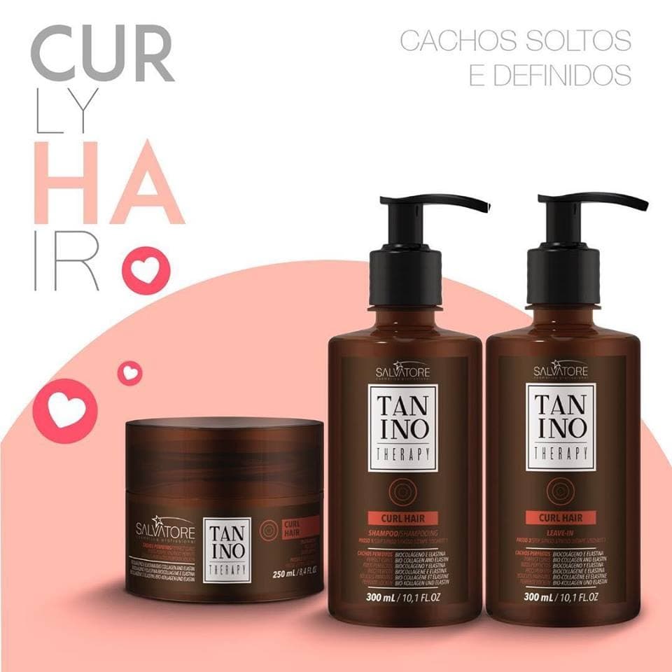 Kit Salvatore Tanino Curl Hair + Creme Corporal + Bag