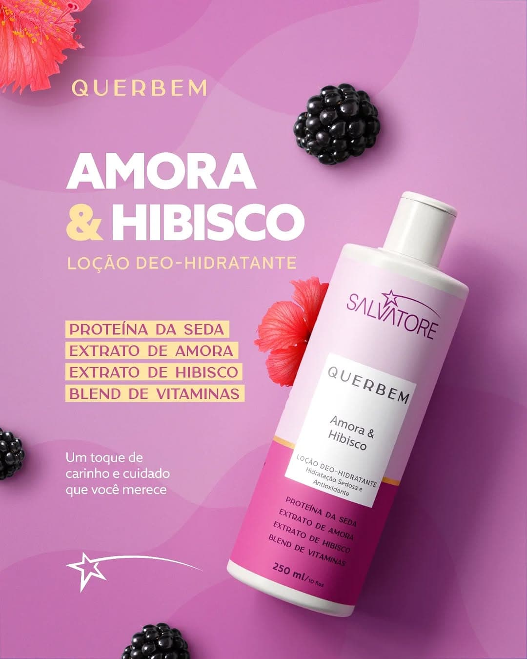 Kit Tanino Therapy Chemical + Creme Corpo Amora e Hibisco