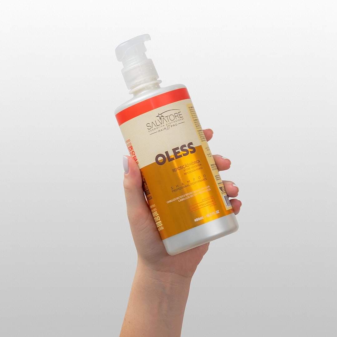 Kit Salvatore Oless Sh 480ml + Cond 250ml + Óleo Oless 60ml