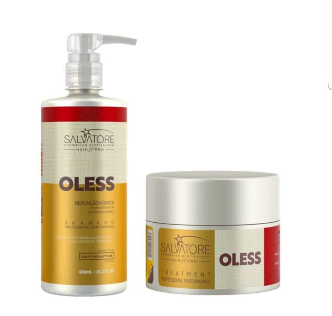 Kit Salvatore Oless Sh 480ml + Cond 250ml + Óleo Oless 60ml