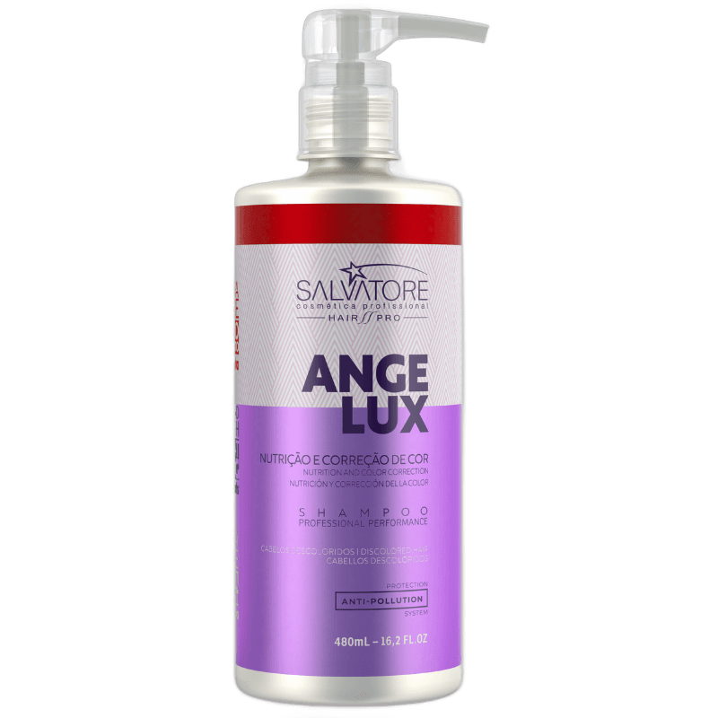 Kit Salvatore Angelux Sh 480ml +Cond 250ml + Óleo Oless 60ml