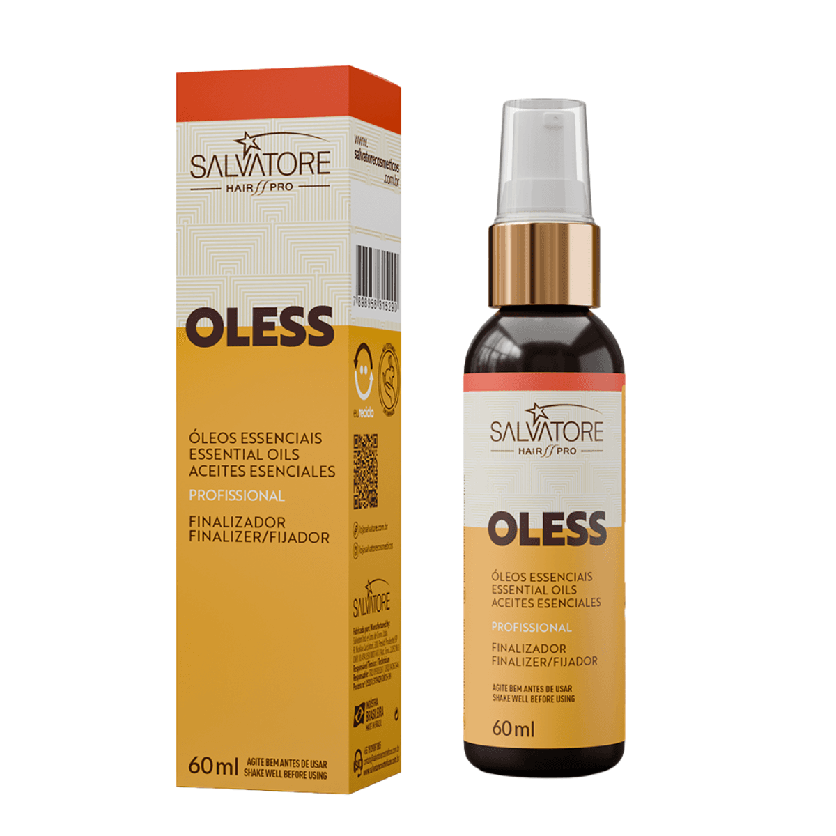 Kit Salvatore Gold Xpress Sh 480ml+Cond 250ml+Oleo Oless 60ml