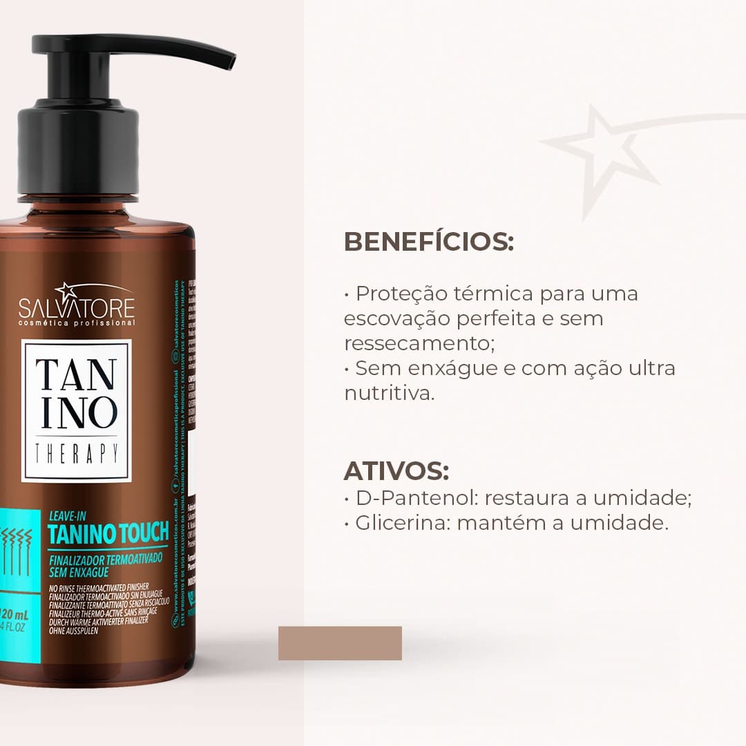 Tanino Therapy Leave-in Tanino Touch 120ml + Oleo E 15ml