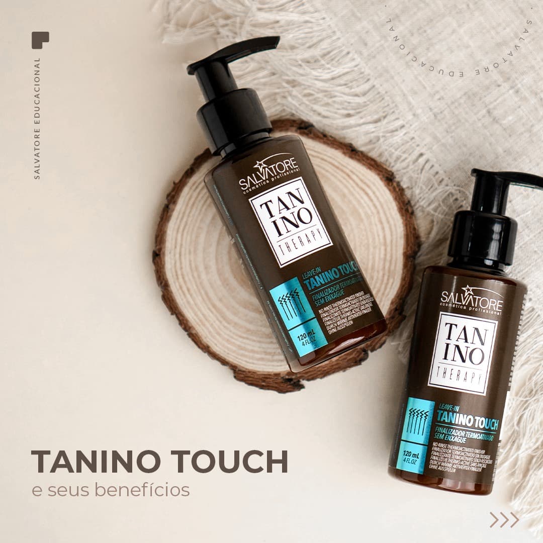 Tanino Leave-in Touch 120ml + Serum TT Protein + Oleo E 15ml
