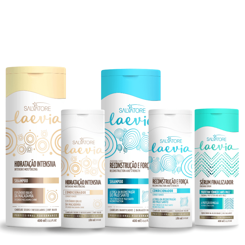 Laevia Reconstrução Capilar + Hidratação Intensiva + Serum