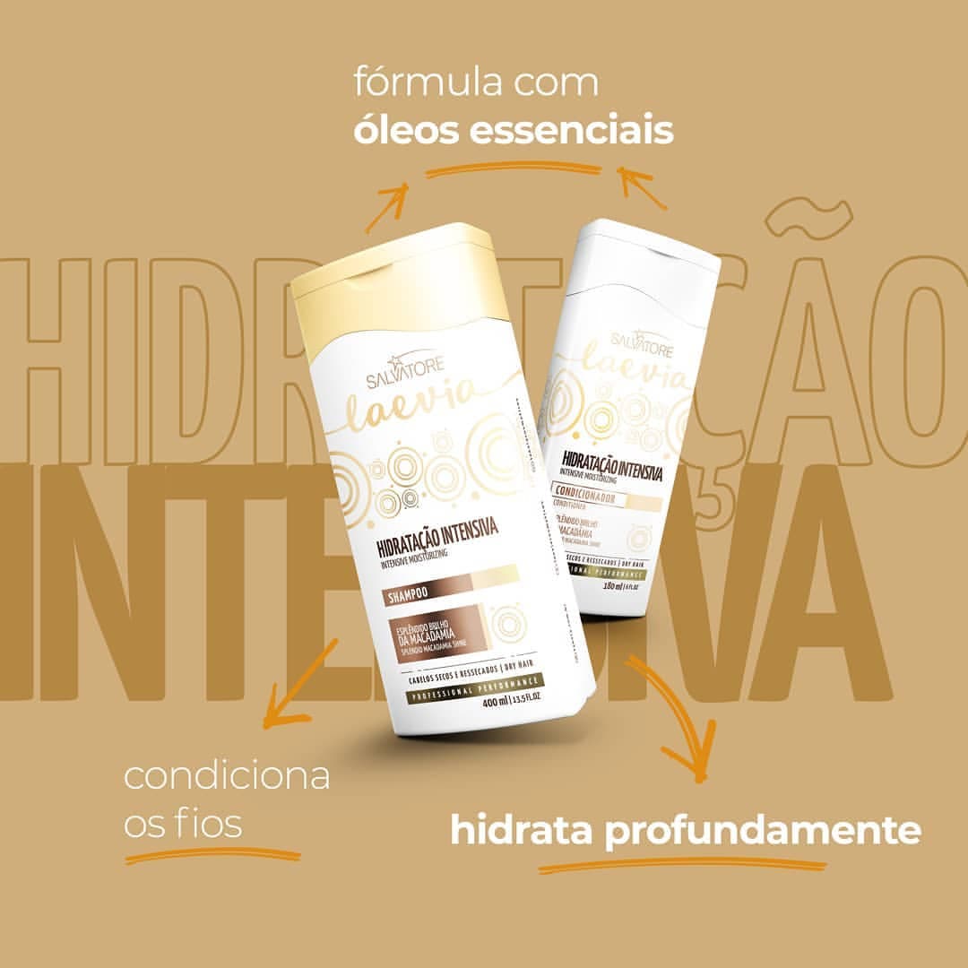 Laevia Terapia Capilar + Hidratação Intensiva + Sérum 200ml