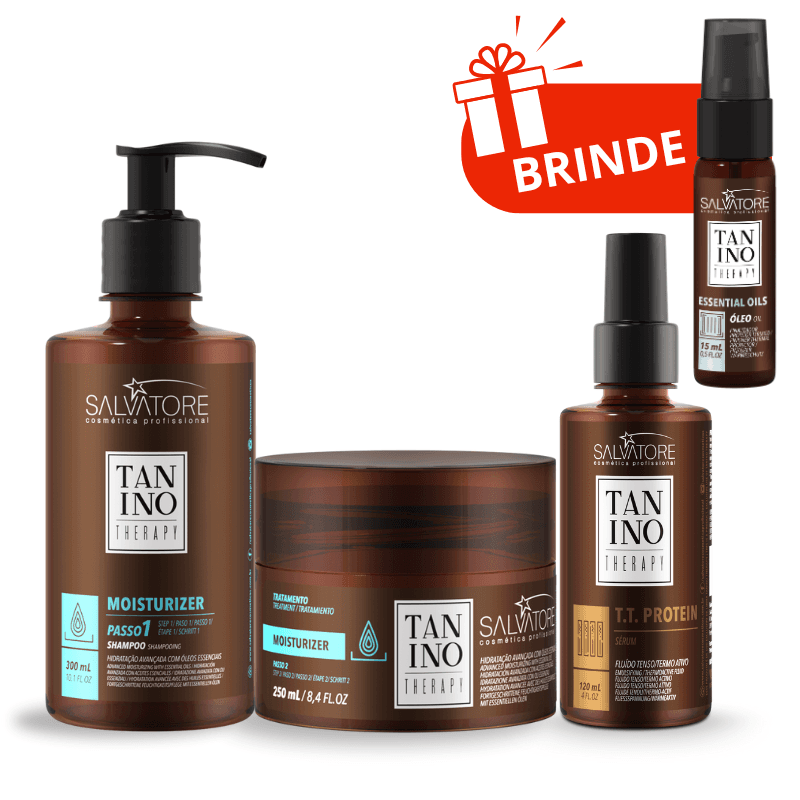 Kit Tanino Therapy Moisturizer + T.T Protein + Brinde
