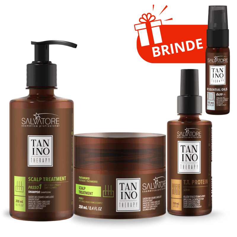 Kit Tanino Therapy Scalp Treatment + T.T Protein + Brinde