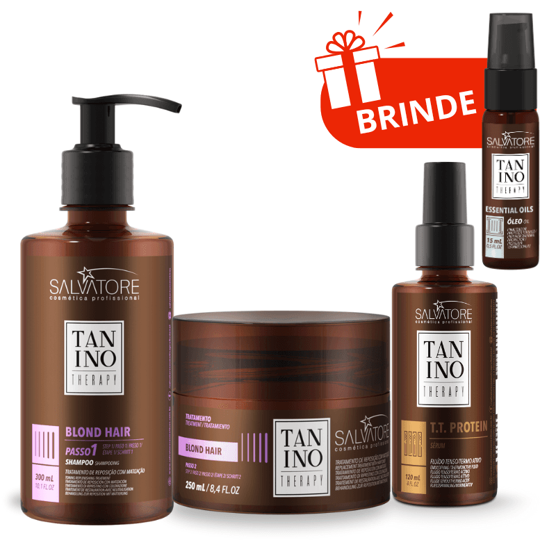 Kit Tanino Therapy Blond Hair + T.T Protein + Brinde
